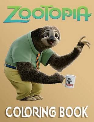Book cover for Zootopia Coloring Book - 80 Pages A4 (Volume 1)