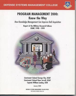 Book cover for Program Management 2000: Know the Way (January 2000)