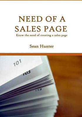 Book cover for Need of a Sales Page