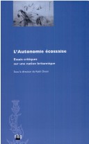 Book cover for L' Autonomie Ecossaise