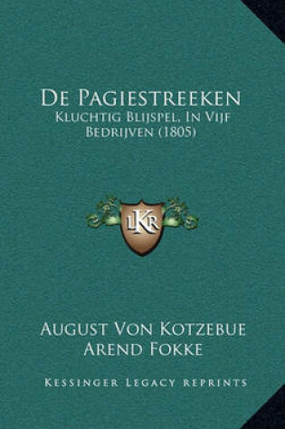 Cover of de Pagiestreeken