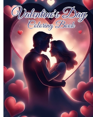 Book cover for Valentine's Day Coloring Book