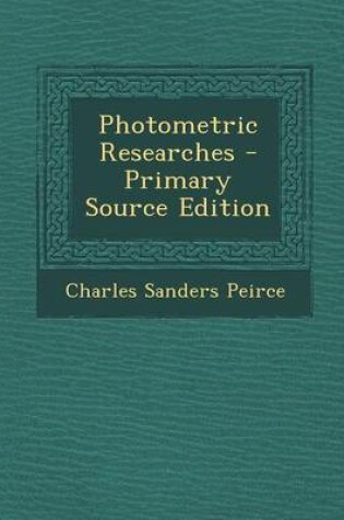 Cover of Photometric Researches