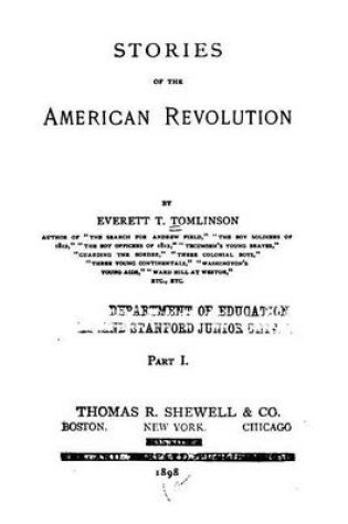 Cover of Stories of the American revolution