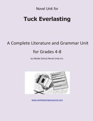 Book cover for Novel Unit for Tuck Everlasting
