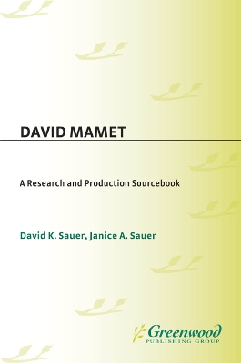 Book cover for David Mamet