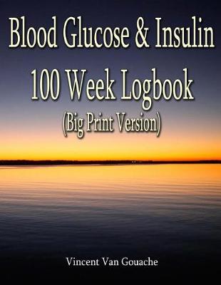Book cover for Blood Glucose & Insulin - 100 Week Logbook (Big Print Version)