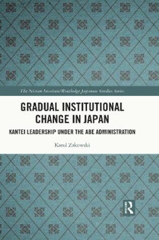 Cover of Gradual Institutional Change in Japan