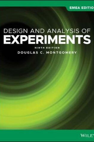 Cover of Design and Analysis of Experiments