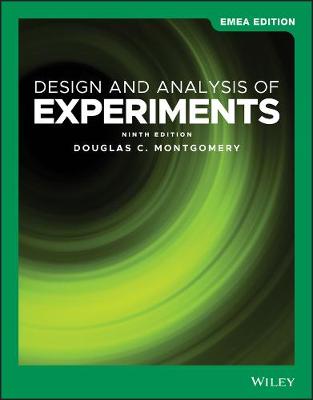Book cover for Design and Analysis of Experiments