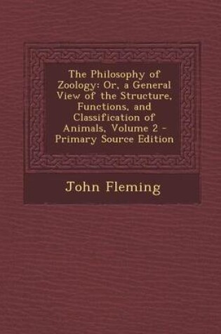 Cover of The Philosophy of Zoology