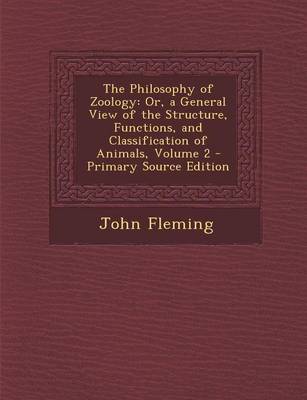 Cover of The Philosophy of Zoology