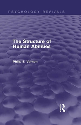 Book cover for The Structure of Human Abilities