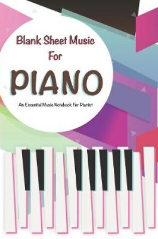 Cover of Blank Sheet Music For Piano