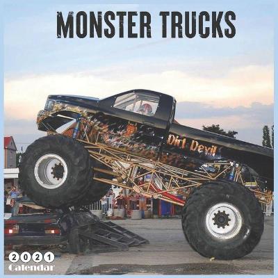 Book cover for Monster Trucks 2021 Calendar