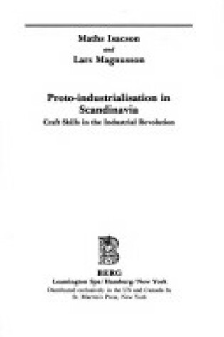 Cover of Proto-industrialisation in Scandinavia