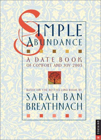 Book cover for Simple Abund(Ban Brathnach)Calendar