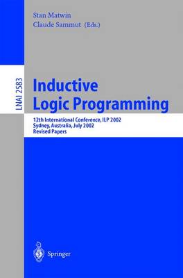 Cover of Inductive Logic Programming