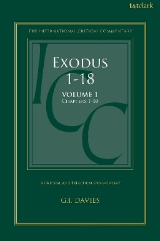 Cover of Exodus 1-18: A Critical and Exegetical Commentary