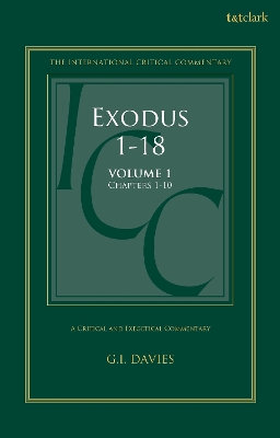 Cover of Exodus 1-18: A Critical and Exegetical Commentary