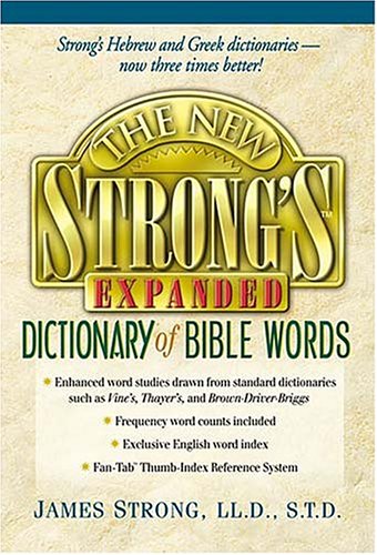 Book cover for The New Strong's Expanded Dictionary of Bible Words