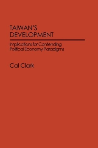 Cover of Taiwan's Development