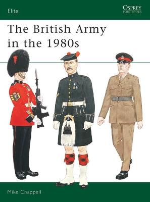Book cover for The British Army in the 1980s