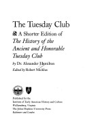 Cover of The Tuesday Club