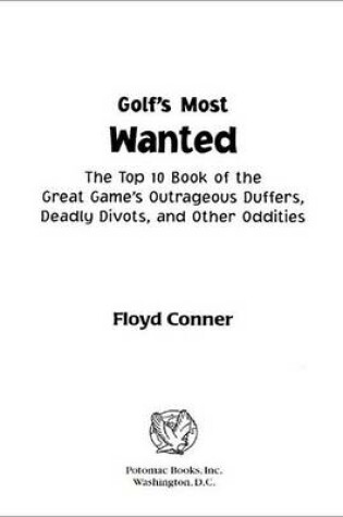 Cover of Golf's Most Wanted