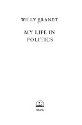 Cover of My Life in Politics
