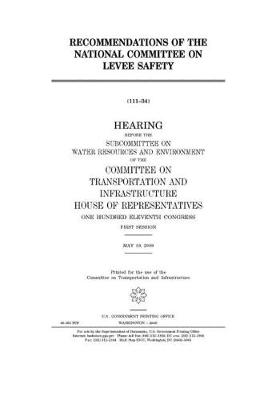 Book cover for Recommendations of the National Committee on Levee Safety