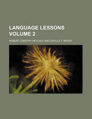 Book cover for Language Lessons Volume 2