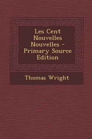 Cover of Les Cent Nouvelles Nouvelles