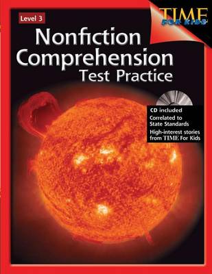 Book cover for Nonfiction Comprehension Test Practice Level 3