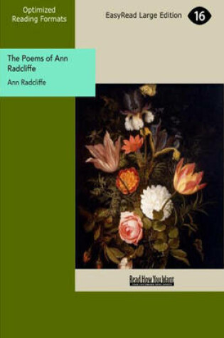 Cover of The Poems of Ann Radcliffe