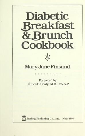 Book cover for Diabetic Breakfast and Brunch Cookbook