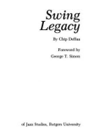 Cover of Swing Legacy