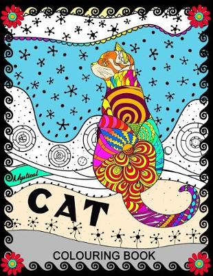 Book cover for Mystical Cat Colouring book