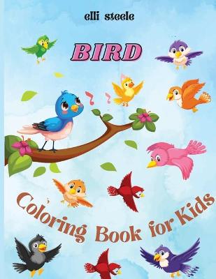 Book cover for Bird Coloring Book for Kids