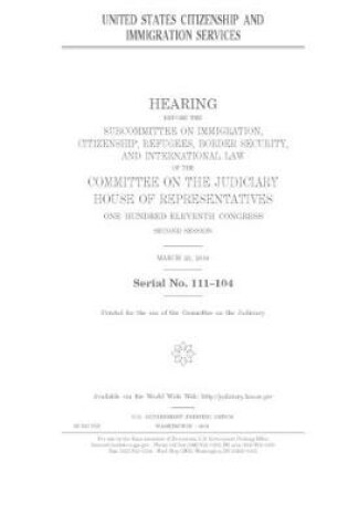 Cover of United States Citizenship and Immigration Services