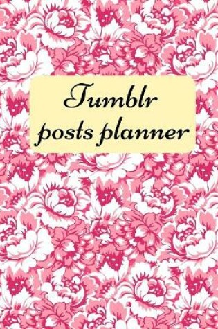 Cover of Tumblr posts planner.