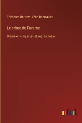 Cover of Le crime de Faverne