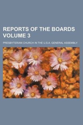 Cover of Reports of the Boards Volume 3