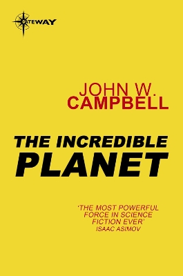 Book cover for The Incredible Planet