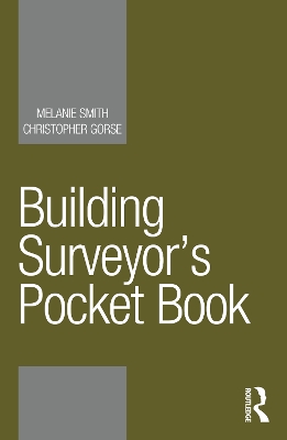 Book cover for Building Surveyor’s Pocket Book
