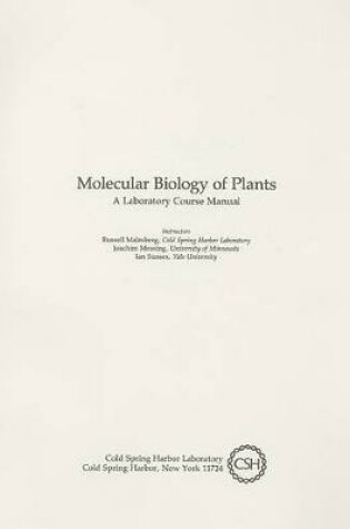 Cover of Molecular Biology of Plants