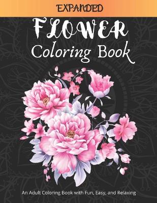 Book cover for Expanded Flower Coloring Book