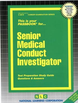 Cover of Senior Medical Conduct Investigator