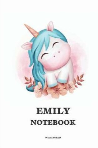 Cover of Emily Wide Ruled Notebook