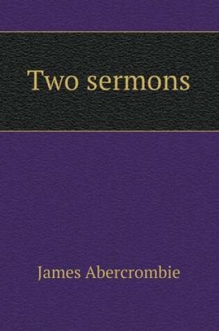 Cover of Two sermons